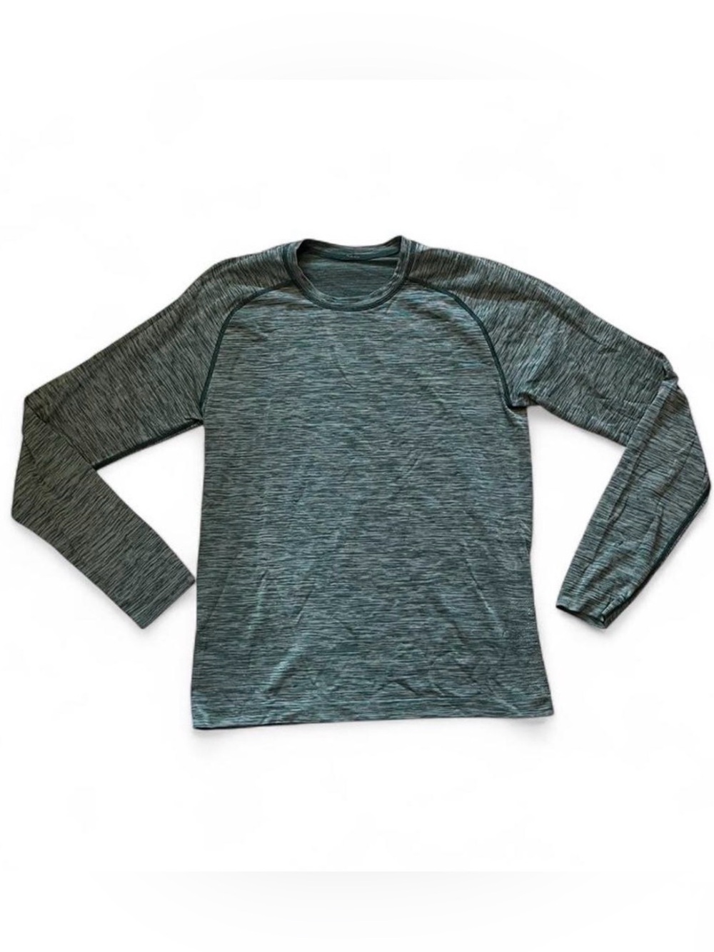lululemon athletica Men's Long Sleeve Heather Slate Athletic Shirt